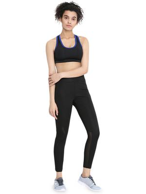 contrast seam racer back sports bra - 16296271 - Standard Image - 4