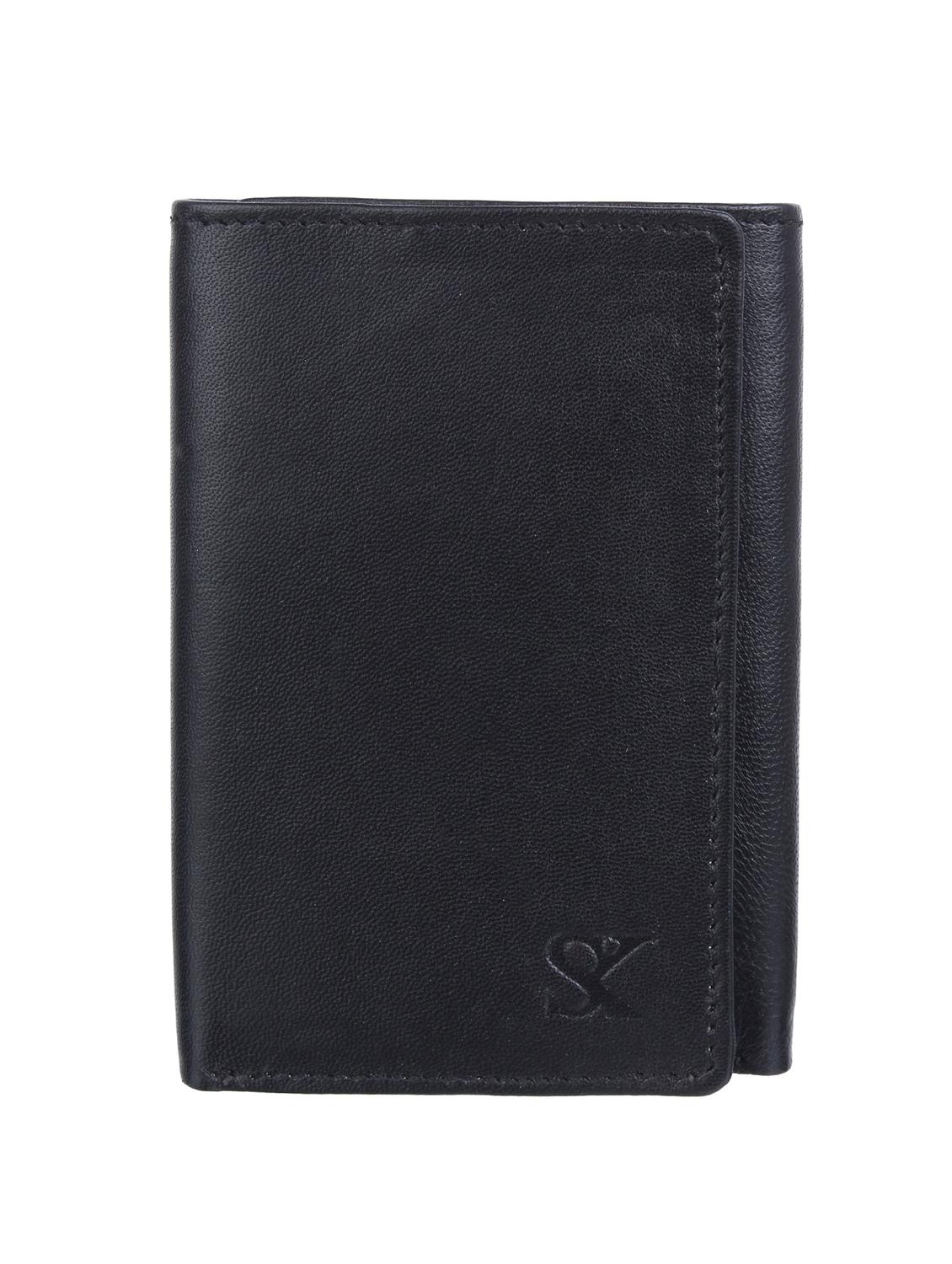black leather wallet - 16296537 - Zoom Image - 1
