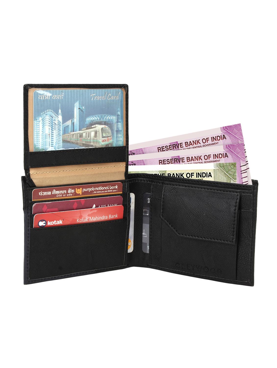 black leather wallet - 16296713 - Zoom Image - 3