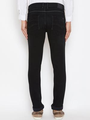 black denim plain jeans - 16298294 - Standard Image - 3