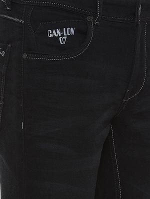 black denim plain jeans - 16298294 - Standard Image - 5