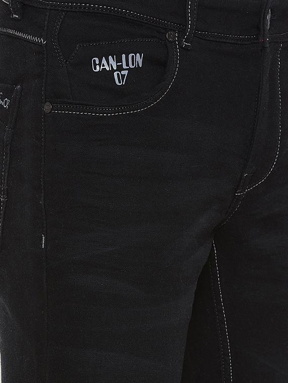 black denim plain jeans - 16298294 - Zoom Image - 5