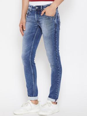 blue denim heavy washed jeans - 16298295 - Standard Image - 2