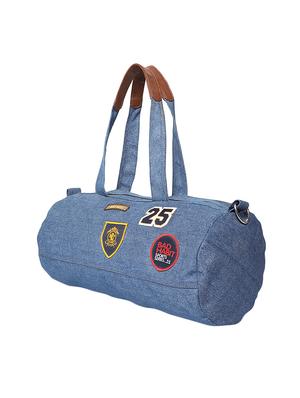 blue canvas dufflebag - 16298443 - Standard Image - 5