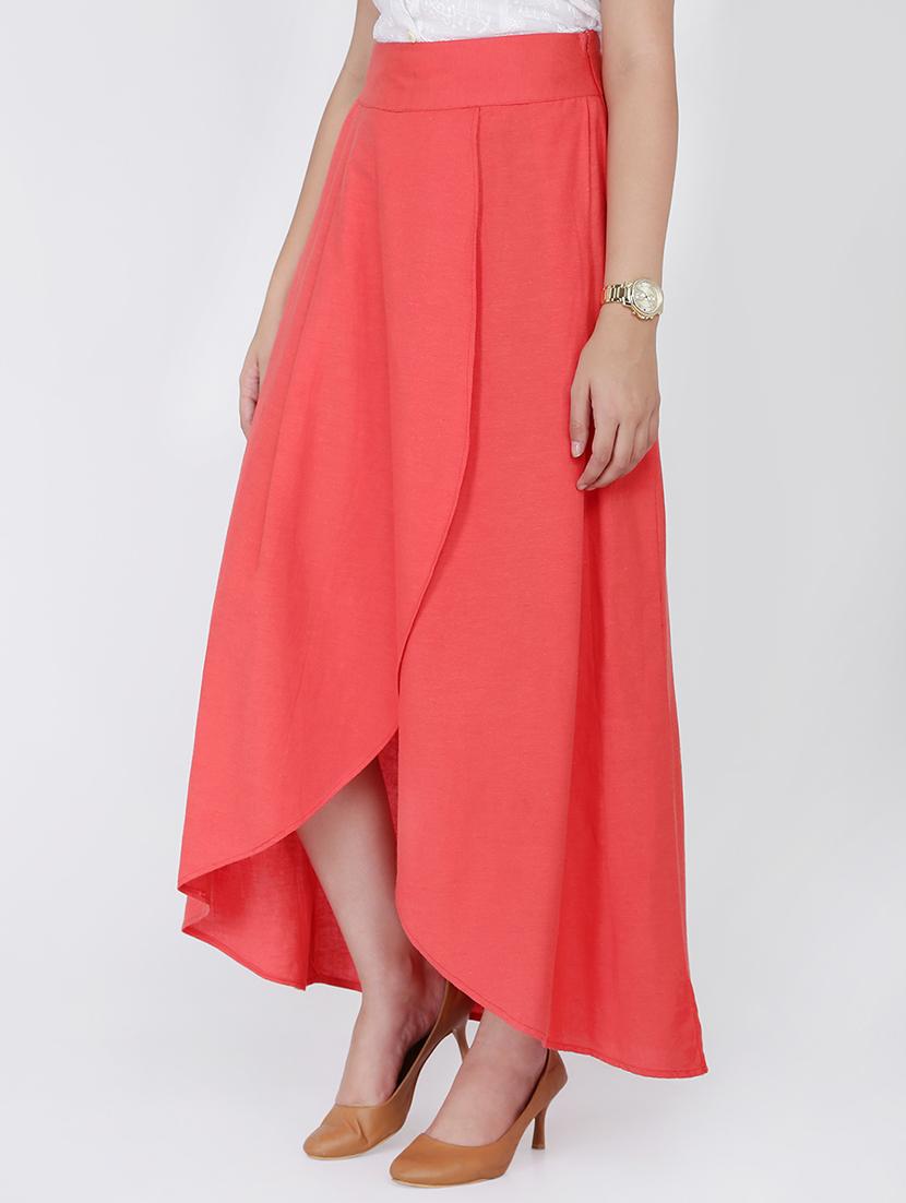 high rise overlap asymmetric skirt - 16298450 - Zoom Image - 2