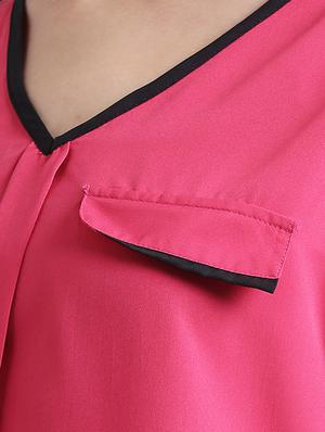 contrast piped pocket flap top - 16298801 - Standard Image - 5