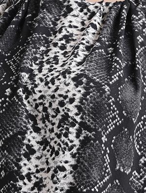 snake print tie knot a-line top - 16298839 - Standard Image - 5