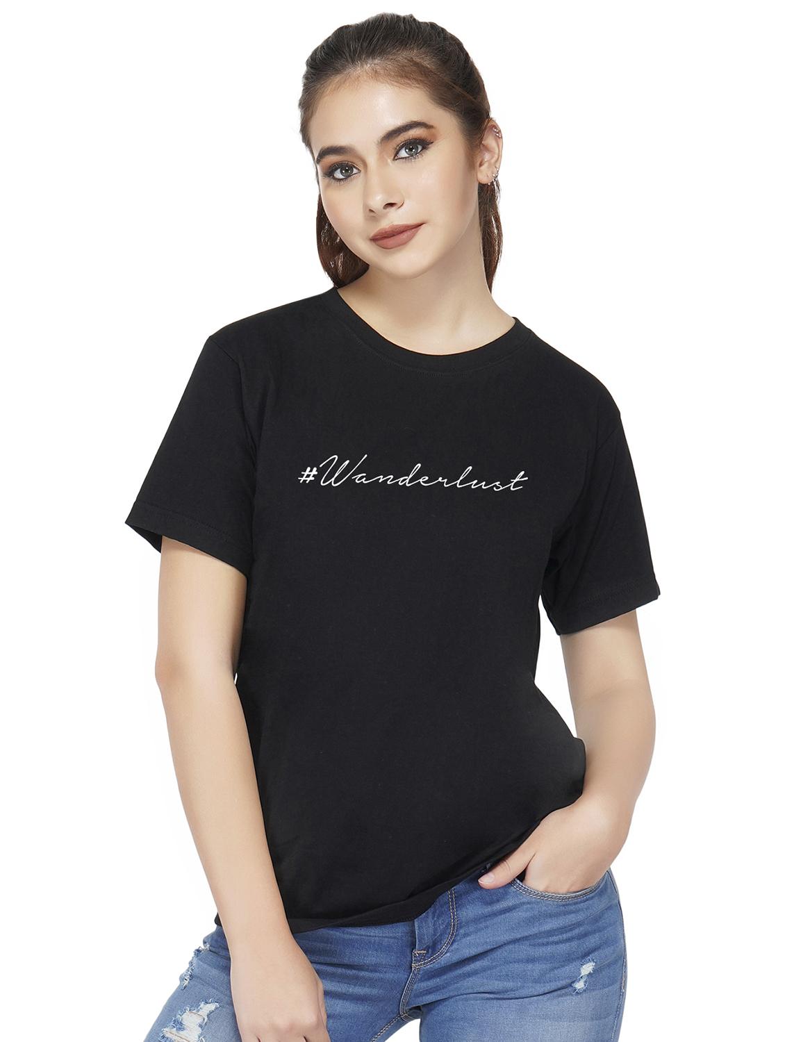 crew neck letter print tee - 16298922 - Zoom Image - 1