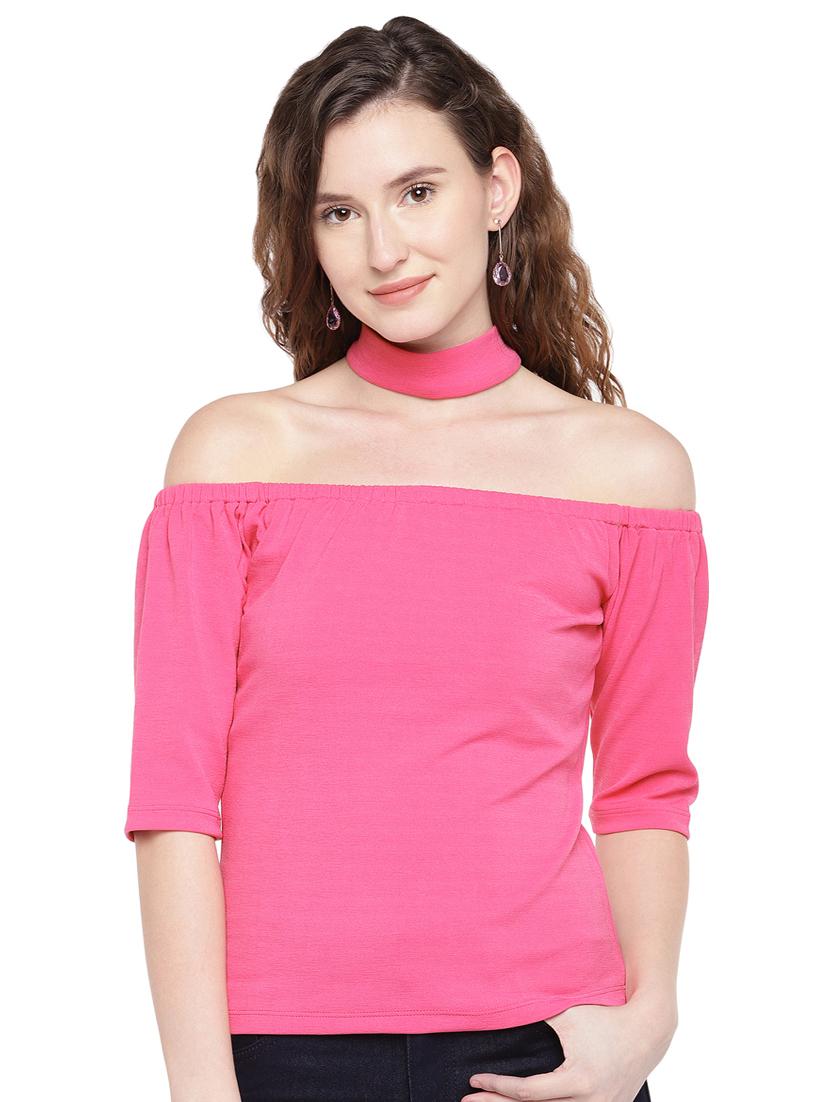 choker neck solid top - 16299281 - Zoom Image - 1