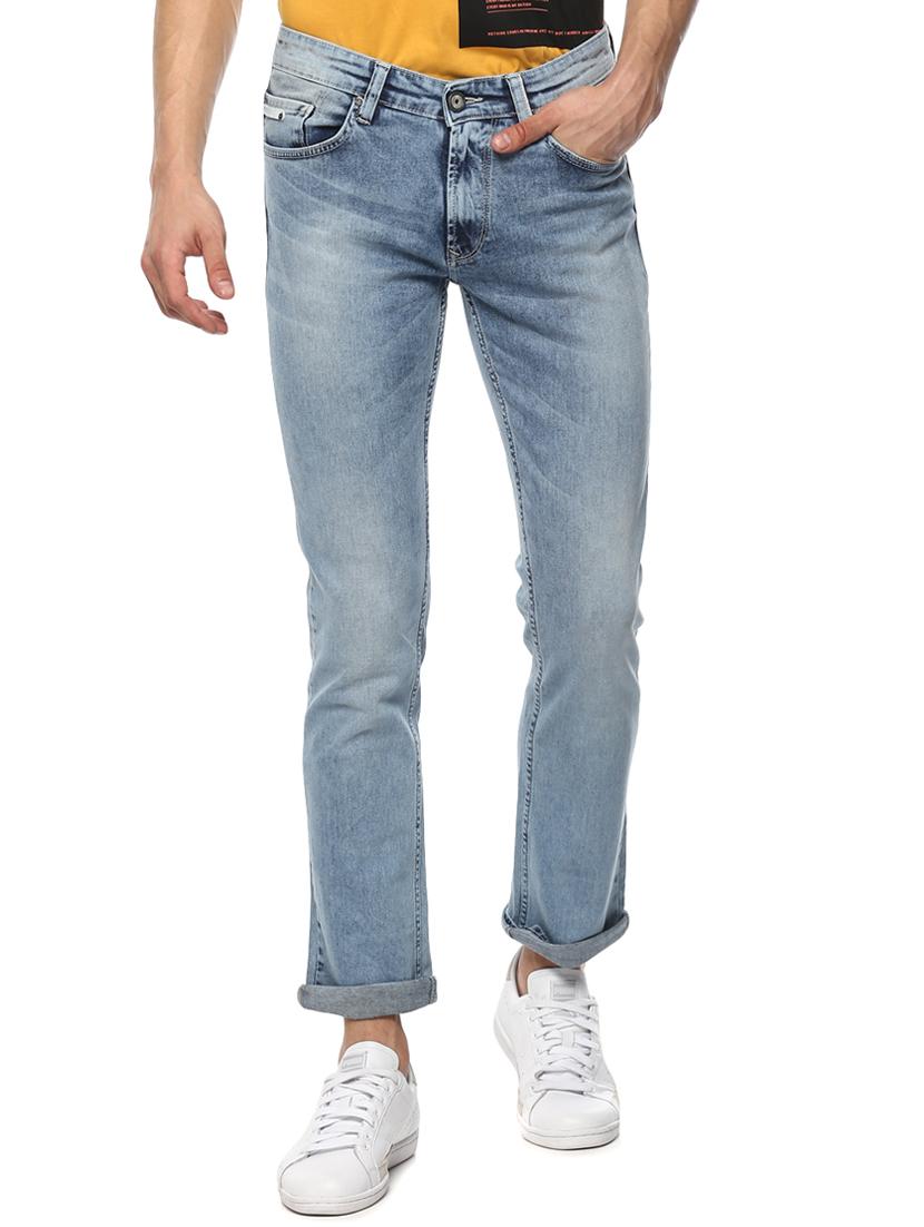 blue light washed jeans - 16300204 - Zoom Image - 1