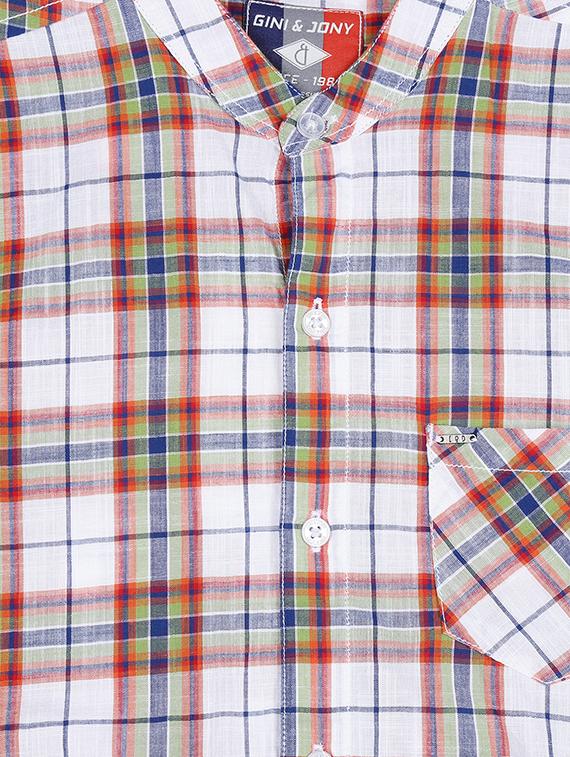 pocket patch checkered shirt - 16300627 - Zoom Image - 3