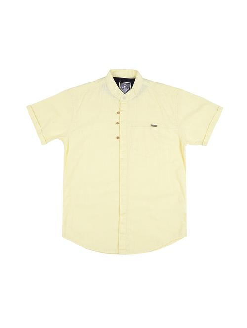 yellow cotton shirt - 16300647 - Standard Image - 1