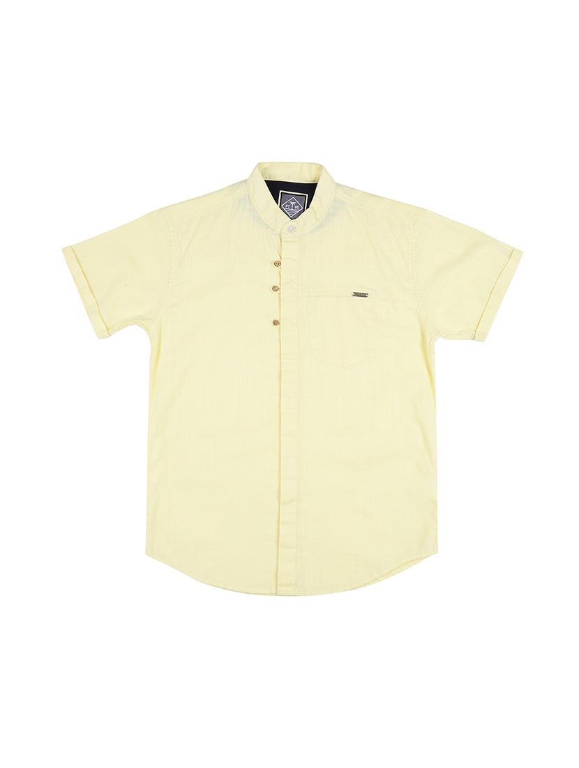 yellow cotton shirt - 16300647 - Zoom Image - 1