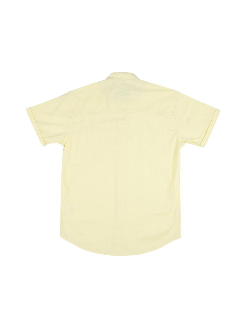 yellow cotton shirt - 16300647 - Zoom Image - 2