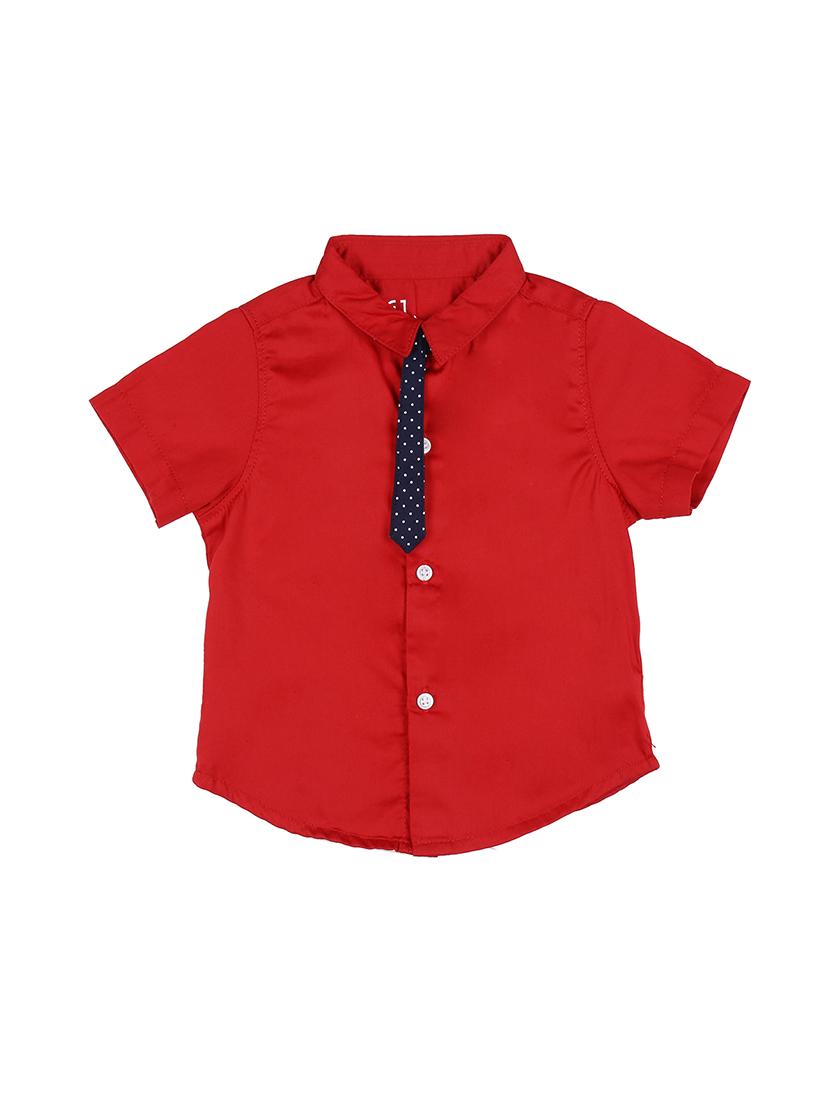 short sleeved solid shirt - 16300687 - Zoom Image - 1