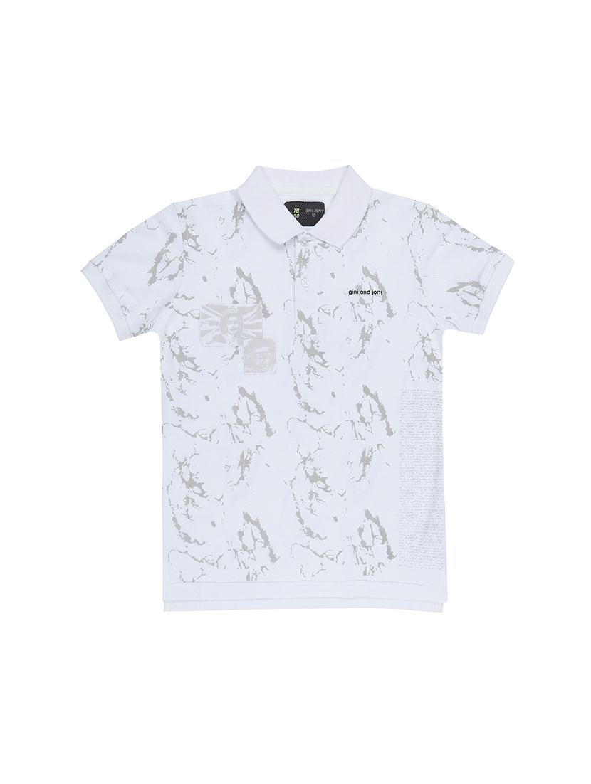 patch detailed polo neck t-shirt - 16300754 - Zoom Image - 1