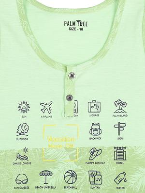 henley neck quirky print t-shirt - 16300847 - Standard Image - 3