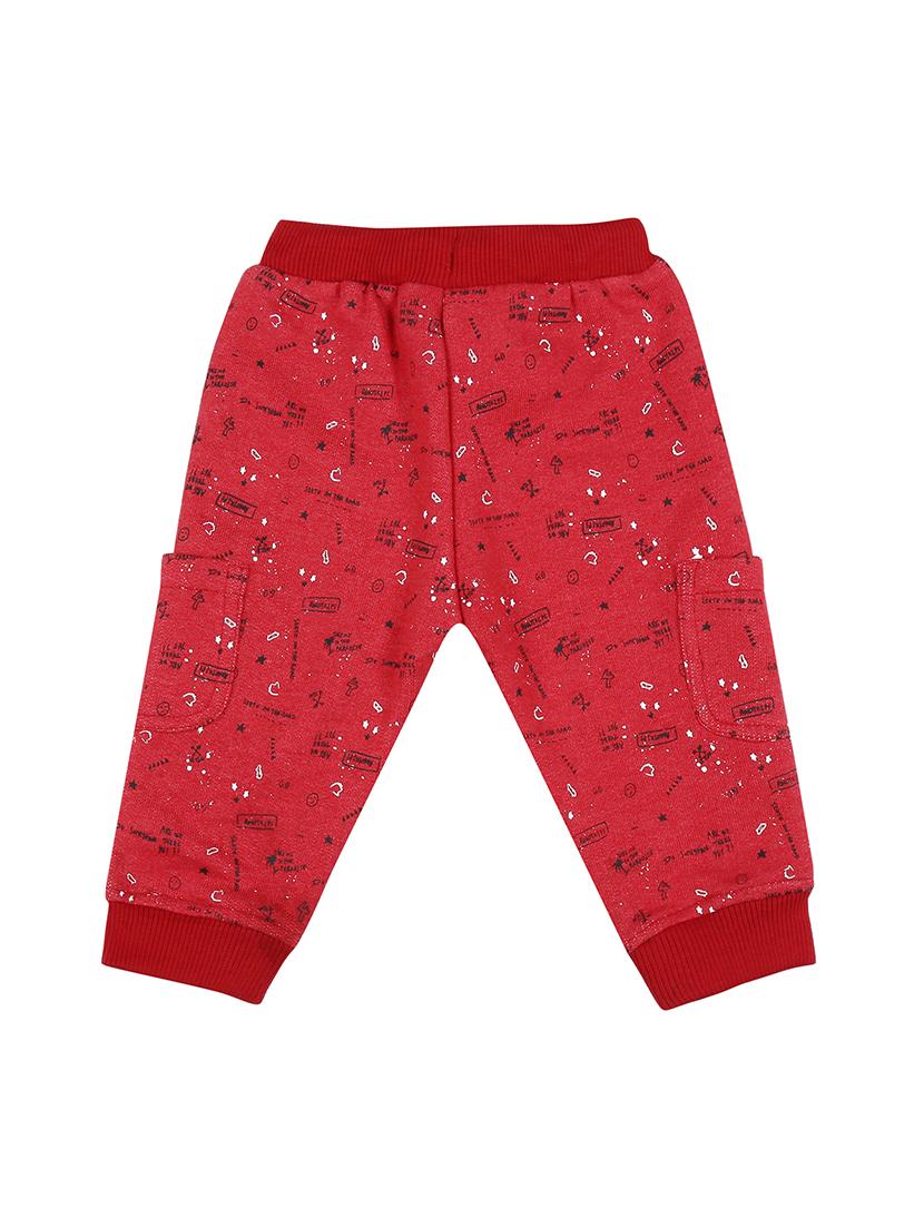 red cotton blend three fourth - 16300879 - Zoom Image - 2
