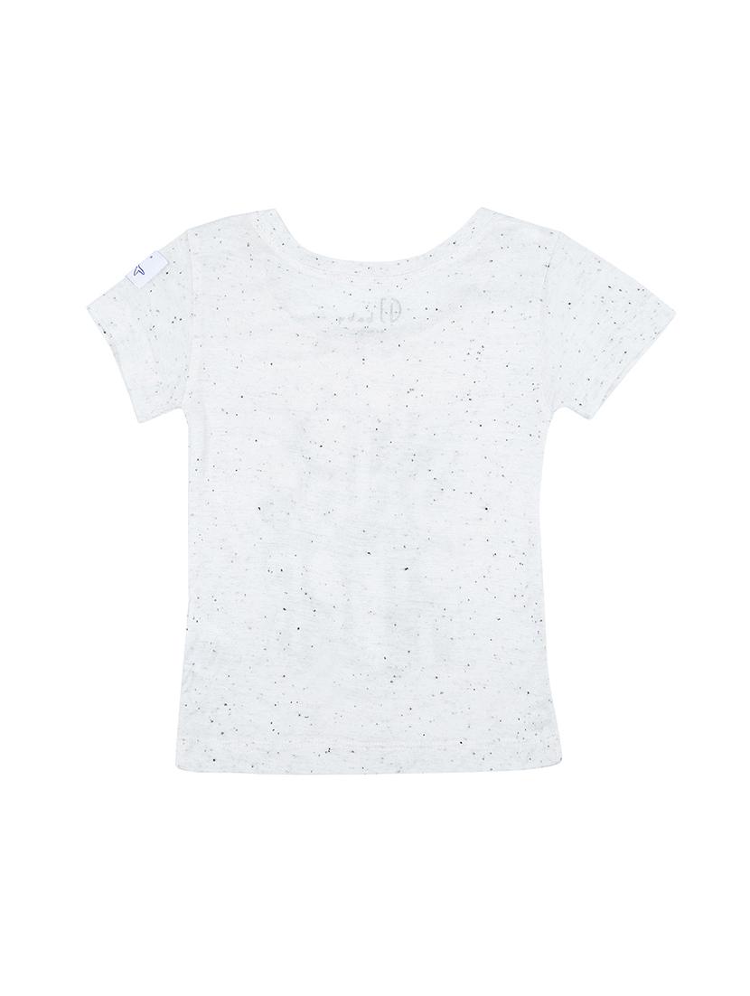 white cotton blend graphic t-shirt - 16300898 - Zoom Image - 2