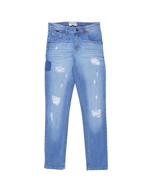stone washed distressed jeans - 16300950 - Standard Image - 1