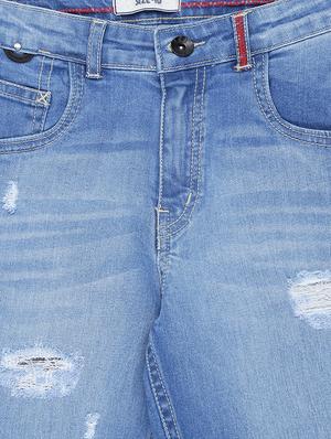 stone washed distressed jeans - 16300950 - Standard Image - 3