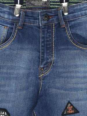 stone washed distressed jeans - 16300968 - Standard Image - 3