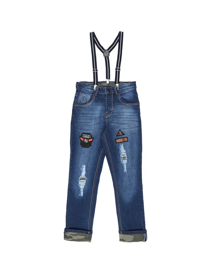 stone washed distressed jeans - 16300968 - Zoom Image - 1