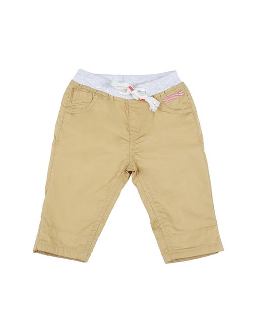 beige cotton blend three fourth - 16300990 - Standard Image - 1