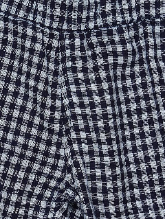 dark blue cotton blend three fourth - 16300996 - Zoom Image - 3