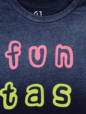 round neck graphic print t-shirt - 16301178 - Standard Image - 3