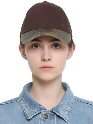 brown cotton cap - 16301442 - Standard Image - 3