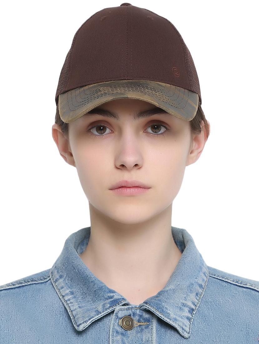 brown cotton cap - 16301442 - Zoom Image - 3
