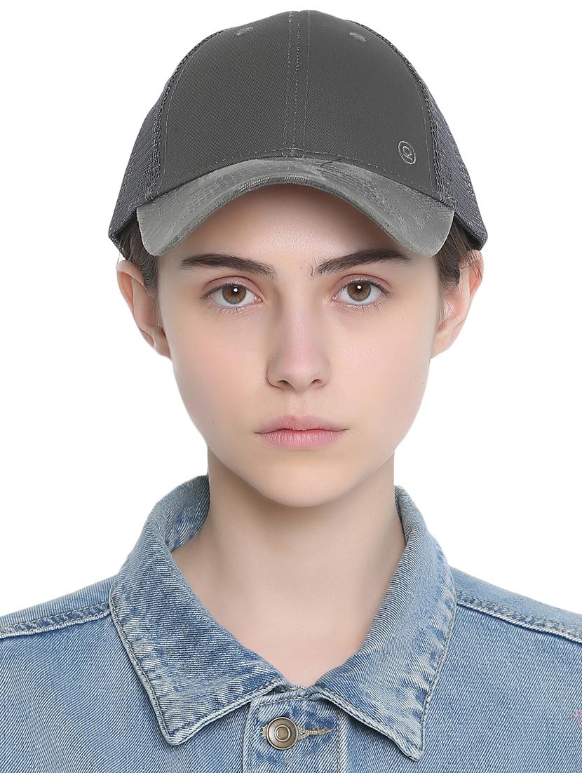 grey cotton cap - 16301444 - Zoom Image - 3