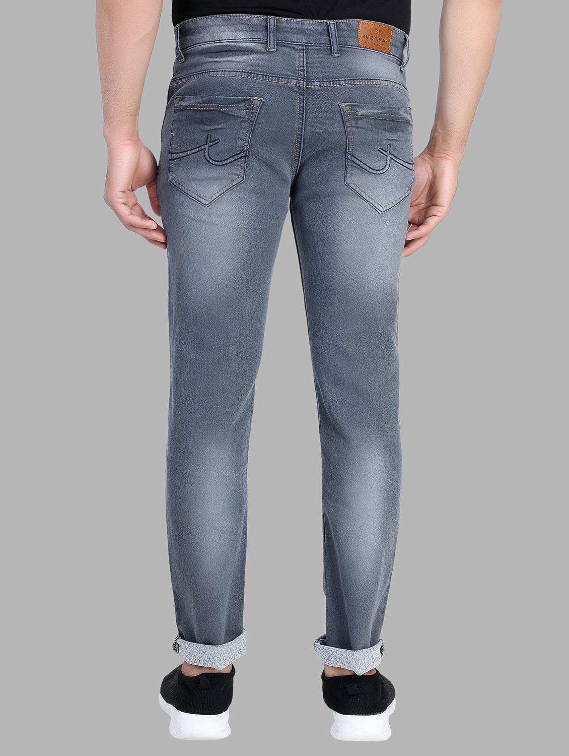 grey denim heavy washed jeans - 16301821 - Zoom Image - 3