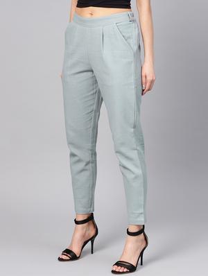 high rise pleated trouser - 16301918 - Standard Image - 2