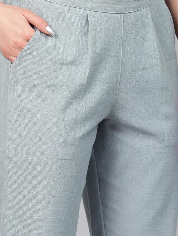 high rise pleated trouser - 16301918 - Zoom Image - 5