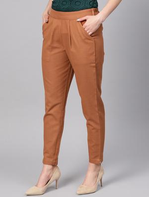 high rise pleated trouser - 16301923 - Standard Image - 2