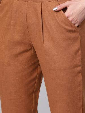 high rise pleated trouser - 16301923 - Standard Image - 5