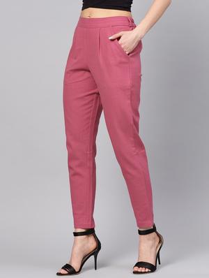 high rise pleated trouser - 16301925 - Standard Image - 2