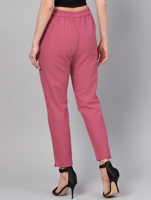 high rise pleated trouser - 16301925 - Standard Image - 3