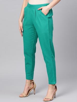 high rise pleated trouser - 16301926 - Standard Image - 2