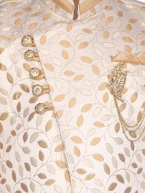 embroidered dhoti kurta set - 16302111 - Standard Image - 4