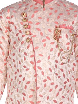 pink jute dhoti kurta set - 16302113 - Standard Image - 4