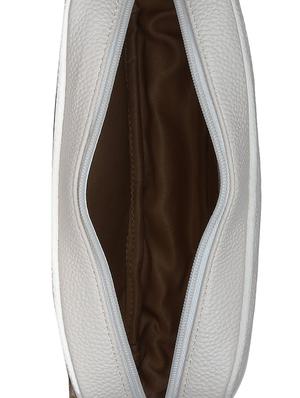 white leatherette (pu) regular sling bag - 16302321 - Standard Image - 3