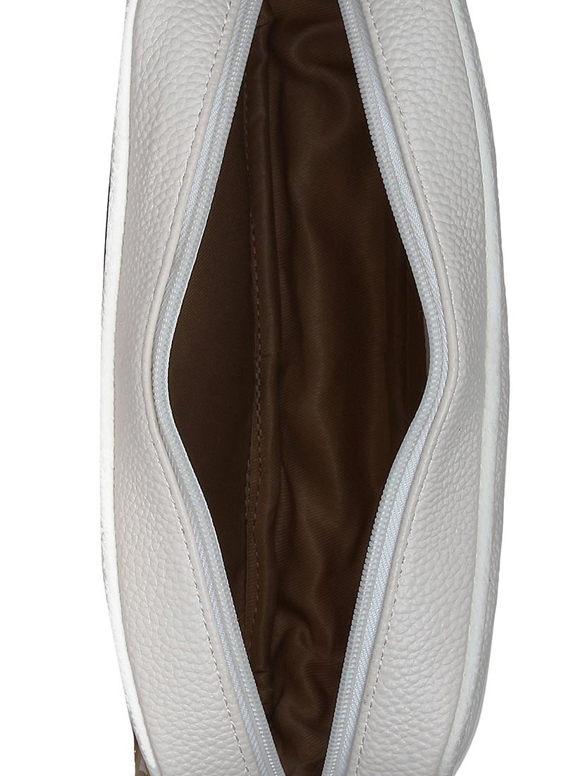 white leatherette (pu) regular sling bag - 16302321 - Zoom Image - 3