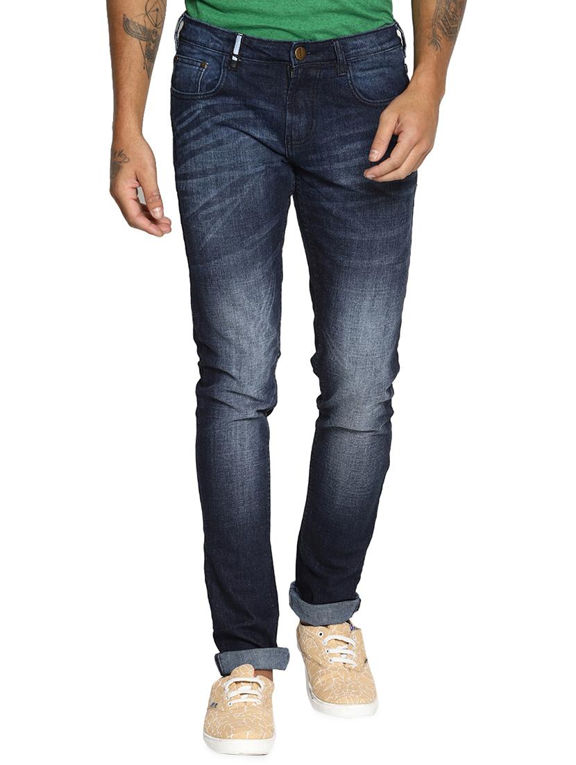 blue denim heavy washed jeans - 16302822 - Zoom Image - 1