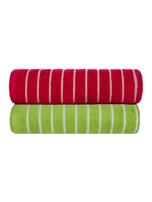 cotton - 2pcs bath towel - 16303461 - Very Small Image - 1