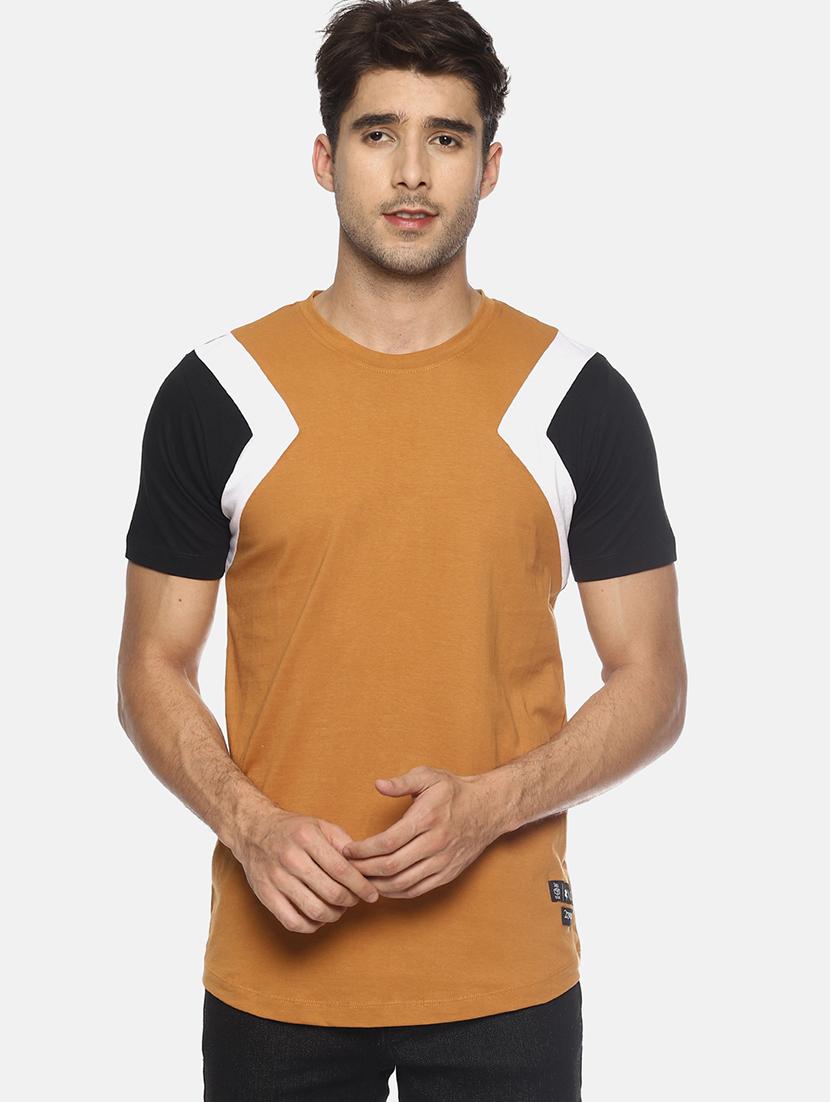 brown cut and sew tshirt - 16303685 - Zoom Image - 1