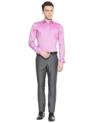 pink slim fit printed formal shirt - 16304096 - Standard Image - 4