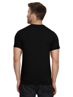 black solid t-shirt - 16304474 - Standard Image - 3
